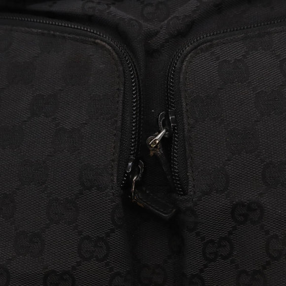 GUCCI GG Canvas Backpack Black 003 0238 Auth 152564
