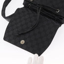GUCCI GG Canvas Backpack Black 003 0238 Auth 152564-19