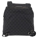 GUCCI GG Canvas Backpack Black 003 0238 Auth 152564-2
