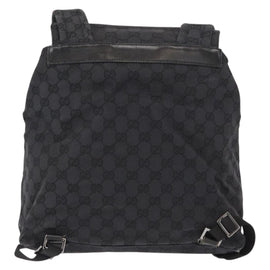 GUCCI GG Canvas Backpack Black 003 0238 Auth 152564 - 0