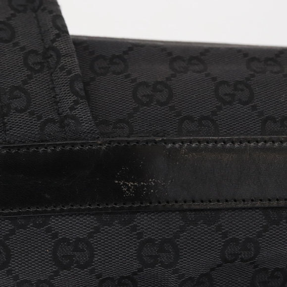 GUCCI GG Canvas Backpack Black 003 0238 Auth 152564