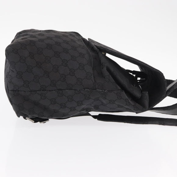GUCCI GG Canvas Backpack Black 003 0238 Auth 152564