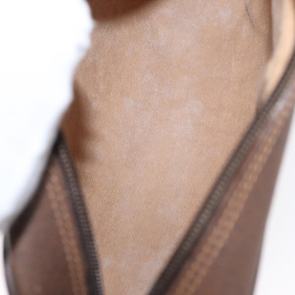 GUCCI GG Supreme Web Sherry Line Bag PVC Beige Red 119 02 087 Auth 152569