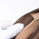 GUCCI GG Supreme Web Sherry Line Bag PVC Beige Red 119 02 087 Auth 152569-12