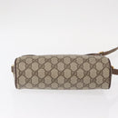 GUCCI GG Supreme Web Sherry Line Bag PVC Beige Red 119 02 087 Auth 152569-5