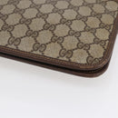 GUCCI GG Supreme Shoulder Bag PVC Beige Gold 004 904 0671 Auth 152570-15