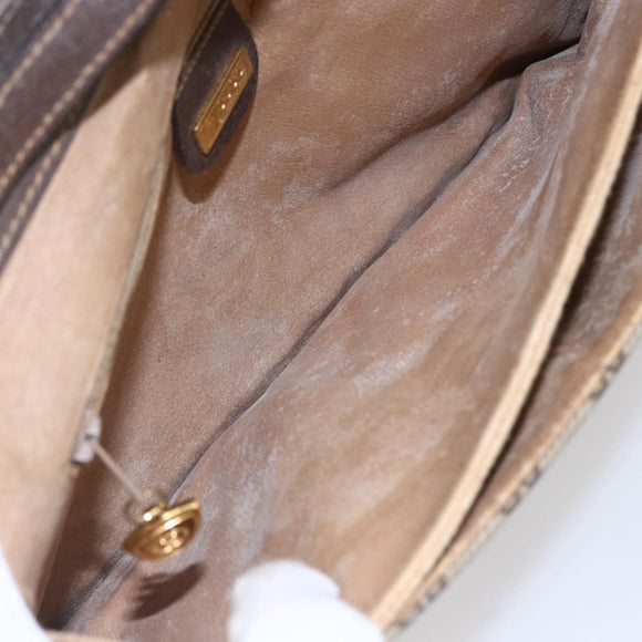 GUCCI GG Supreme Shoulder Bag PVC Beige Gold 004 904 0671 Auth 152570