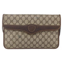 GUCCI GG Supreme Shoulder Bag PVC Beige Gold 004 904 0671 Auth 152570-13