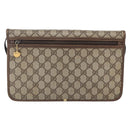 GUCCI GG Supreme Shoulder Bag PVC Beige Gold 004 904 0671 Auth 152570-2