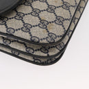 GUCCI GG Supreme Shoulder Bag PVC Navy Gold 004 106 0024 Auth 152571-11