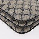 GUCCI GG Supreme Shoulder Bag PVC Navy Gold 004 106 0024 Auth 152571-14