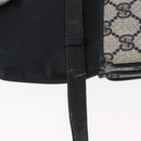 GUCCI GG Supreme Shoulder Bag PVC Navy Gold 004 106 0024 Auth 152571-17