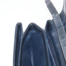 GUCCI GG Supreme Shoulder Bag PVC Navy Gold 004 106 0024 Auth 152571-21