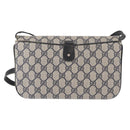 GUCCI GG Supreme Shoulder Bag PVC Navy Gold 004 106 0024 Auth 152571-3