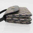 GUCCI GG Supreme Shoulder Bag PVC Navy Gold 004 106 0024 Auth 152571-5