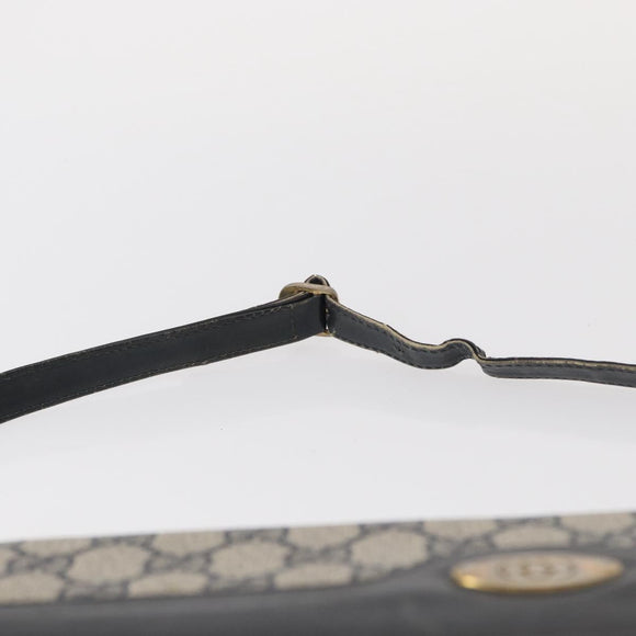 GUCCI GG Supreme Shoulder Bag PVC Navy Gold 004 106 0024 Auth 152571