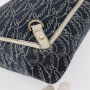 GUCCI Abbey Tote Bag Navy Gold 141472 Auth 152573-9