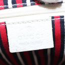 GUCCI Abbey Tote Bag Navy Gold 141472 Auth 152573-17