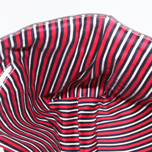 GUCCI Abbey Tote Bag Navy Gold 141472 Auth 152573