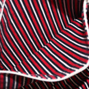 GUCCI Abbey Tote Bag Navy Gold 141472 Auth 152573-21