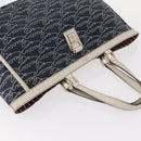 GUCCI Abbey Tote Bag Navy Gold 141472 Auth 152573-6