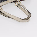 GUCCI Abbey Tote Bag Navy Gold 141472 Auth 152573-7