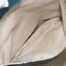 GUCCI Tote Bag Leather Navy Gold 354397 Auth 152574-21