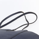 GUCCI Tote Bag Leather Navy Gold 354397 Auth 152574-8