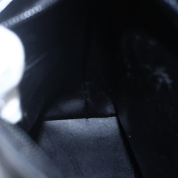 GUCCI GG Canvas Bamboo Shoulder Bag Leather Black Gold 001 3007 Auth 152575