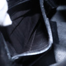 GUCCI GG Canvas Bamboo Shoulder Bag Leather Black Gold 001 3007 Auth 152575-11