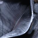 GUCCI Bamboo Hand Bag Leather 2way Black Gold 000 2296 0290 Auth 152576-11