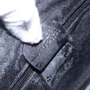 GUCCI Bamboo Hand Bag Leather 2way Black Gold 000 2296 0290 Auth 152576-12