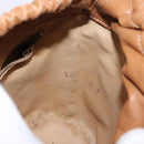 CELINE Macadam Canvas Shoulder Bag PVC Leather Brown Gold Auth 152579-19