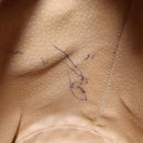 CELINE Macadam Canvas Shoulder Bag PVC Leather Brown Gold Auth 152579-21