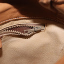 CELINE Macadam Canvas Shoulder Bag PVC Leather Brown Gold Auth 152579-22