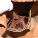 CELINE Macadam Canvas Shoulder Bag PVC Leather Brown Gold Auth 152579-23