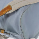 PRADA Backpack Nylon Light Blue Silver Auth 152581-17