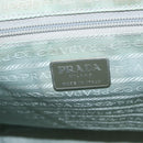 PRADA Backpack Nylon Light Blue Silver Auth 152581-21