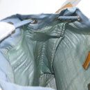 PRADA Backpack Nylon Light Blue Silver Auth 152581-23