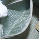 PRADA Backpack Nylon Light Blue Silver Auth 152581-25