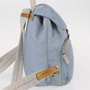 PRADA Backpack Nylon Light Blue Silver Auth 152581-4
