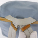 PRADA Backpack Nylon Light Blue Silver Auth 152581-7