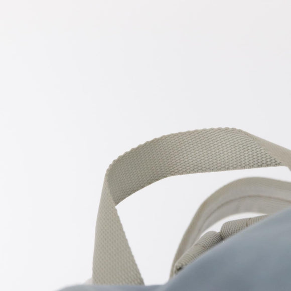 PRADA Backpack Nylon Light Blue Silver Auth 152581