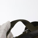 PRADA Backpack Nylon Khaki Silver Auth 152582-15