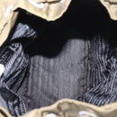 PRADA Backpack Nylon Khaki Silver Auth 152582-11