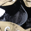 PRADA Backpack Nylon Khaki Silver Auth 152582-27