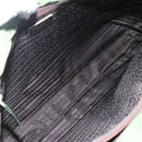 PRADA Tote Bag Nylon Khaki Silver Auth 152583-10