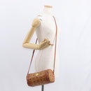 MCM Logogram Vicetos Shoulder Bag PVC Leather Brown Gold Auth 152584-20