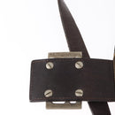 FENDI Zucca Canvas Mamma Baguette Shoulder Bag Black Brown Silver Auth 152586-10