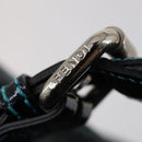 FENDI Etnico Tote Bag Enamel Black Silver Auth 152587-23